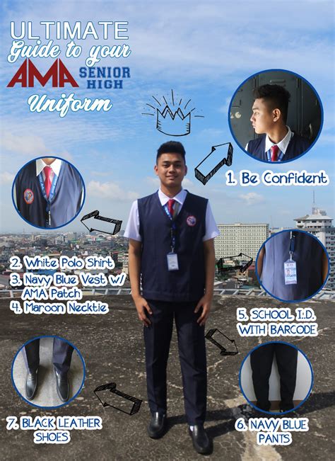 ama college uniform|Wear the uniform with pride. .